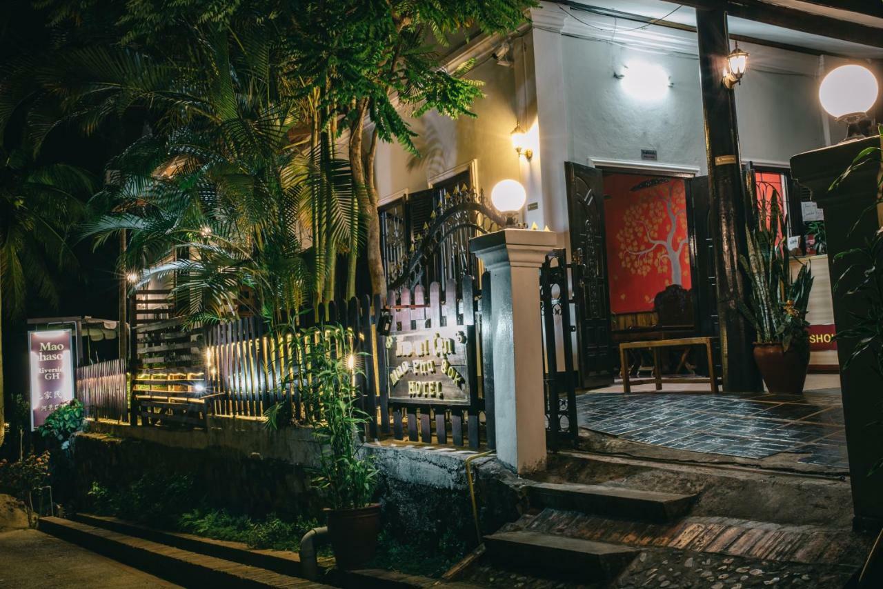 Mao Phasok Riverside Guesthouse لوانغ برابانغ المظهر الخارجي الصورة