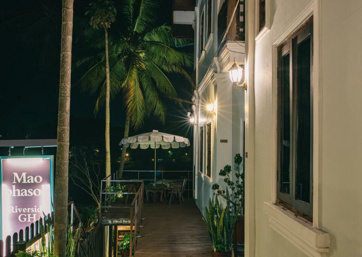 Mao Phasok Riverside Guesthouse لوانغ برابانغ المظهر الخارجي الصورة